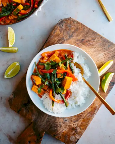 Tofu al cocco e curry