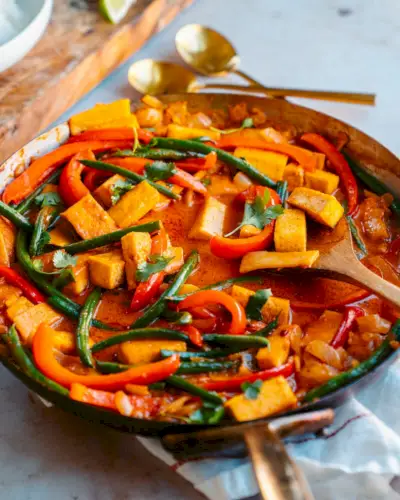 Ricetta tofu al curry