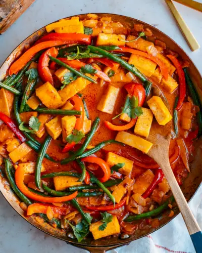 Curry di tofu