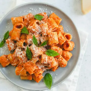 Macarrão com molho de vodka
