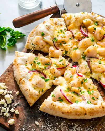 Pizza de frutos do mar