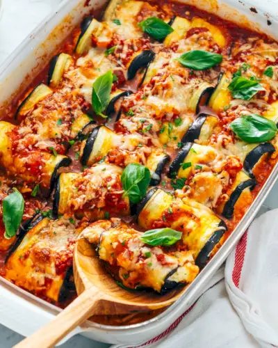 Receita de rollatini de berinjela