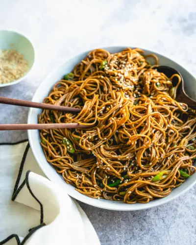 Receita de macarrão soba