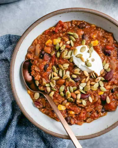 Receita de pimentão saudável com 3 feijões