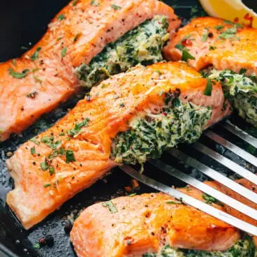 Salmone ripieno