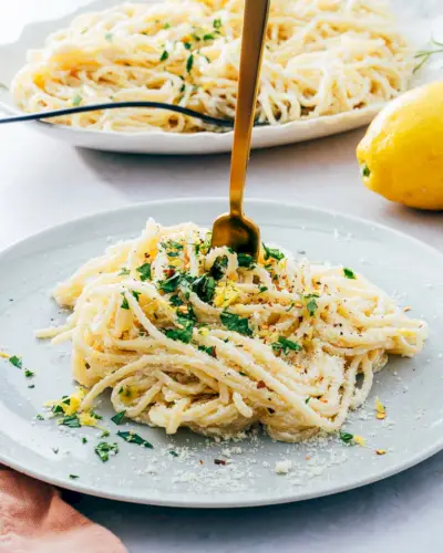 Pâtes au citron et à la ricotta