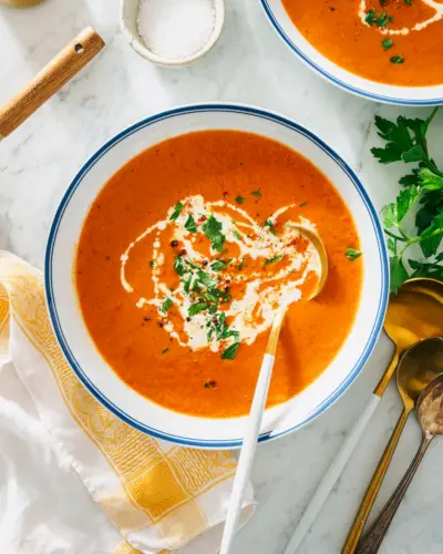 Receita de bisque de tomate