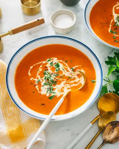 Receita de bisque de tomate