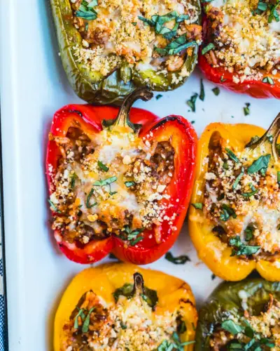 Rezept für gefüllte Paprika