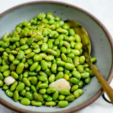 Receita de edamame com casca