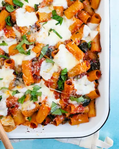 Gebackene Rigatoni