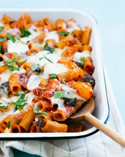Gebackene Rigatoni