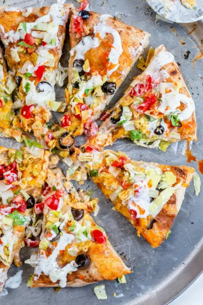 Taco pizza