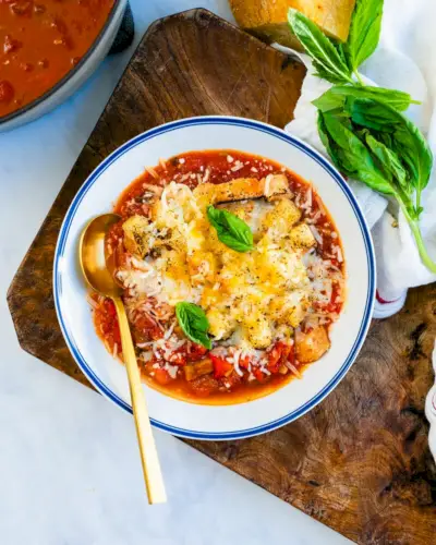 Ricetta zuppa di pizza