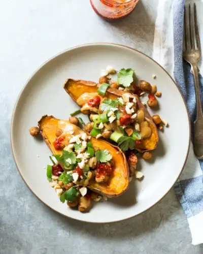 Veganes Süßkartoffelrezept nach thailändischer Art
