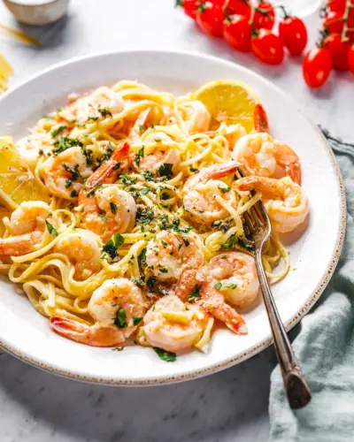 Linguine ai gamberi