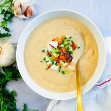 Zuppa di patate vegana