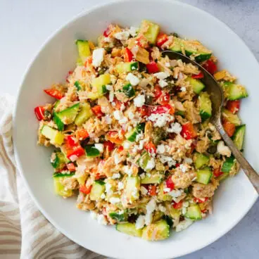 Insalata di tonno alla mediterranea