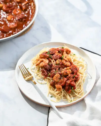 Camarão marinara