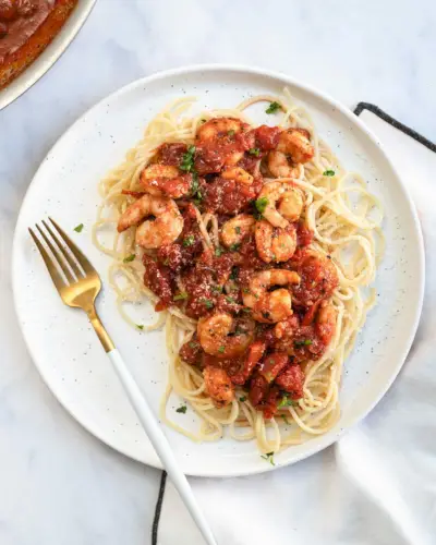 Camarão marinara