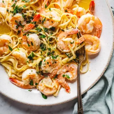 Linguine ai gamberi