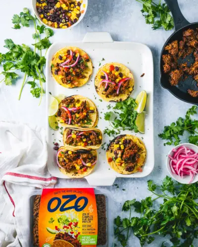 חלבון על בסיס צמחי OZO