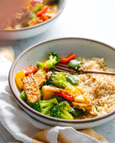 Os melhores legumes salteados | Legumes Teriyaki | Tempeh salteado