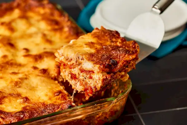 Lasanha de carne moída