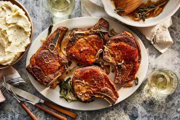 Côtelettes de porc sous vide