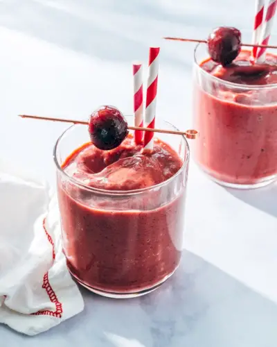 Smoothie aux cerises