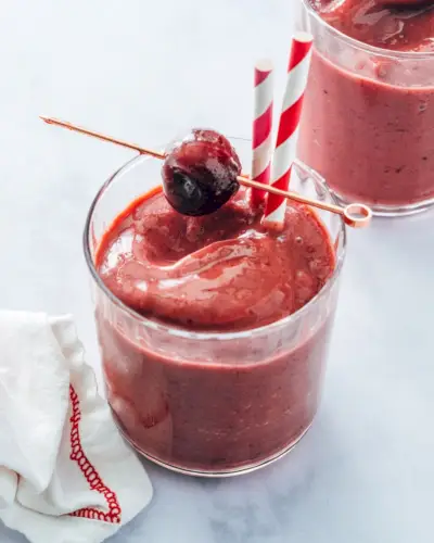 Smoothie aux cerises