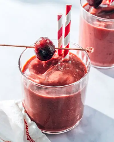 Smoothie aux cerises