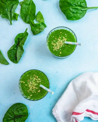 Smoothie aux épinards
