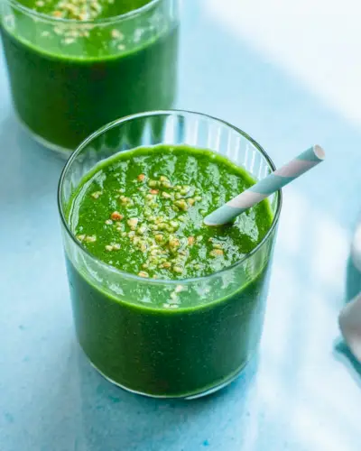 Smoothie aux épinards