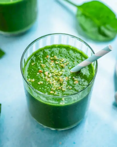 Smoothie aux épinards