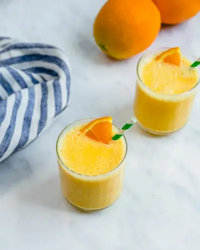Smoothie à l'orange