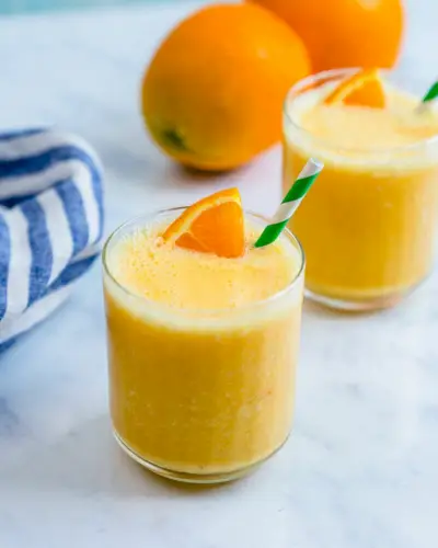 Smoothie à l'orange