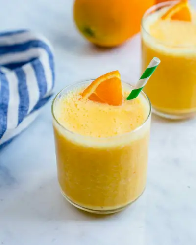 Smoothie à l'orange