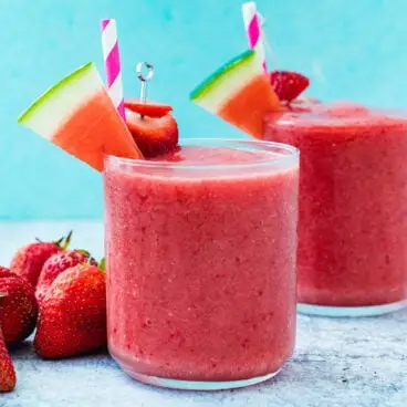 Smoothie fraise pastèque