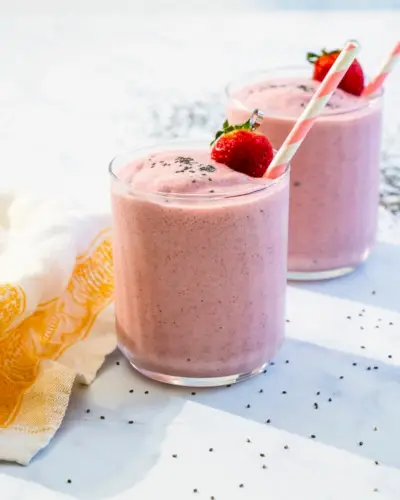 Graines de chia dans les smoothies