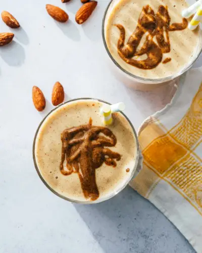 Smoothie s mandlovým máslem
