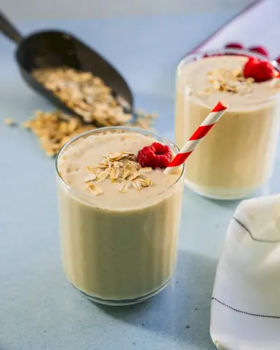 Smoothie à la banane et à l'avoine