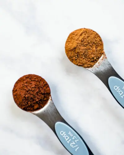 Processus hollandais vs poudre de cacao ordinaire
