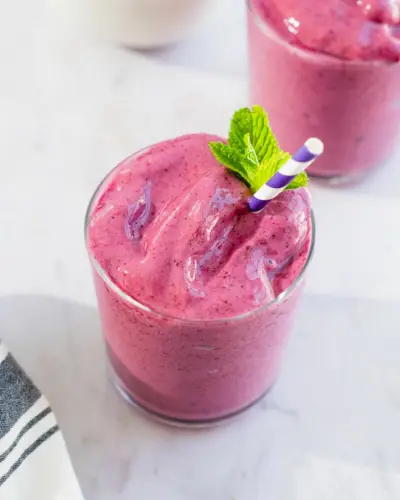 Smoothie aux baies