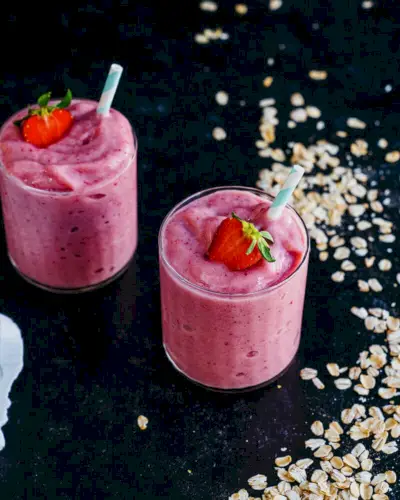 Receita de smoothie de leite de aveia