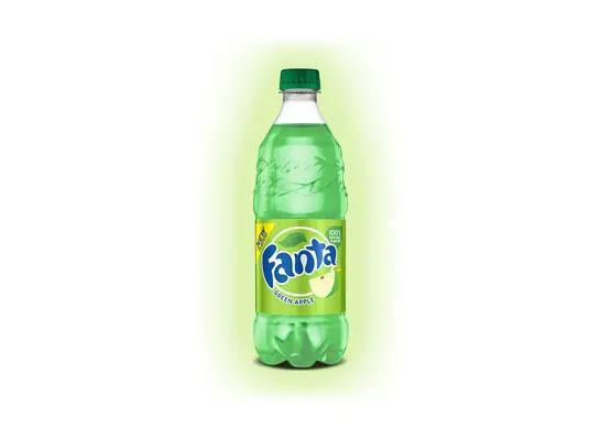 fanta green apple bottle