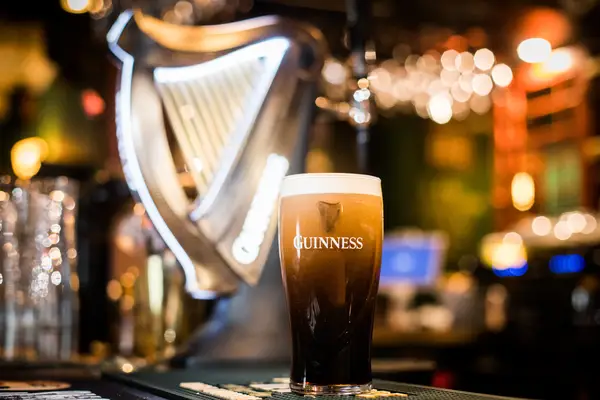 Guinness beer on a pub