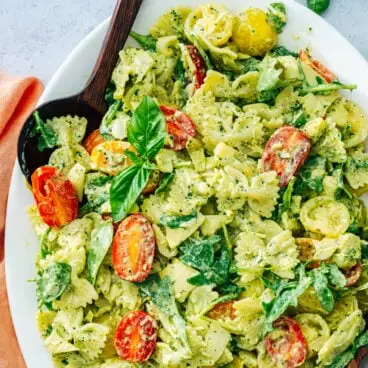 Salade de pâtes au pesto