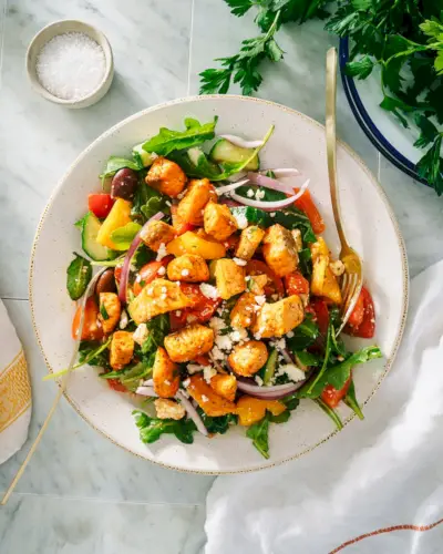 Insalata Di Salmone Greco