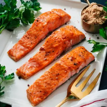 Salmone allo zucchero di canna